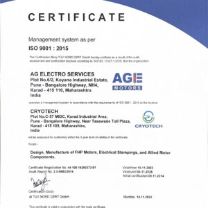 CRYOTECH-ISO-Certificate